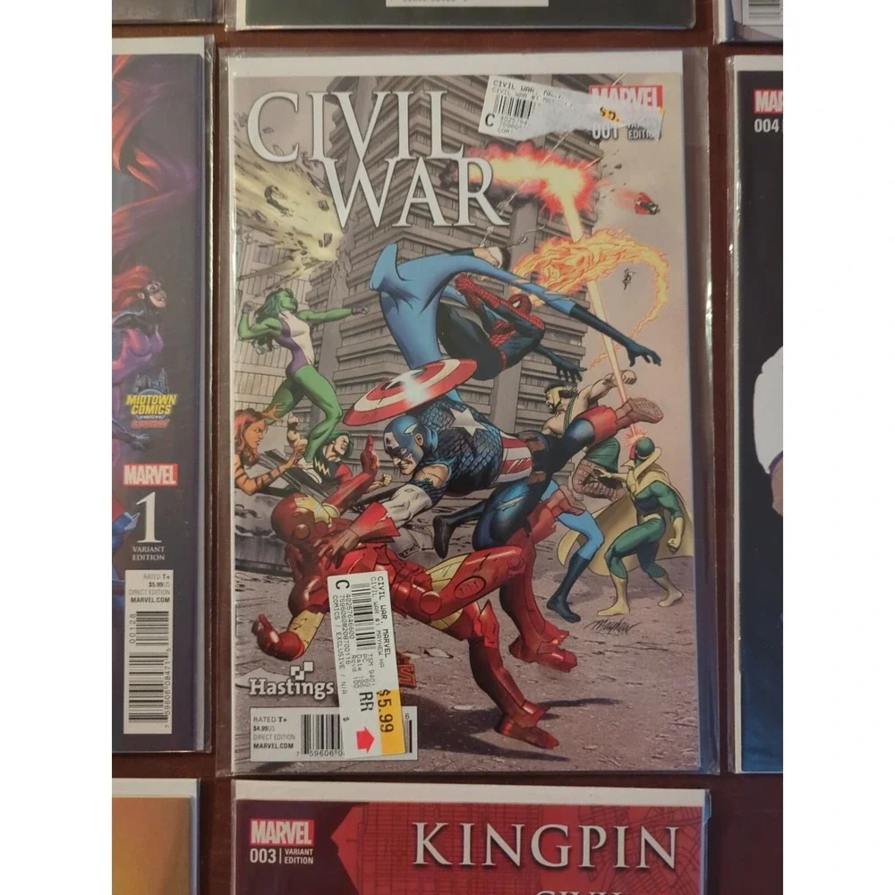 Marvel‎ Comics Civil War II Variant Lot – 11 Issues Total (~2016) NM Range